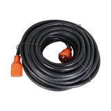 75 Ft 30 Amp 4 Prong Generator Extension Cord NEMA 14-30P to 14-30R