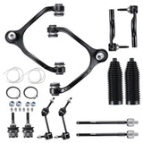 Front Upper Control Arm and Tie Rod Kit for 2003-2011 Ford Crown Victoria Lincoln Town Car Mercury Grand Marquis