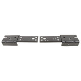 Black Rear Step Bumper without Sensor Holes for 2004-2015 Nissan Titan NI1103117