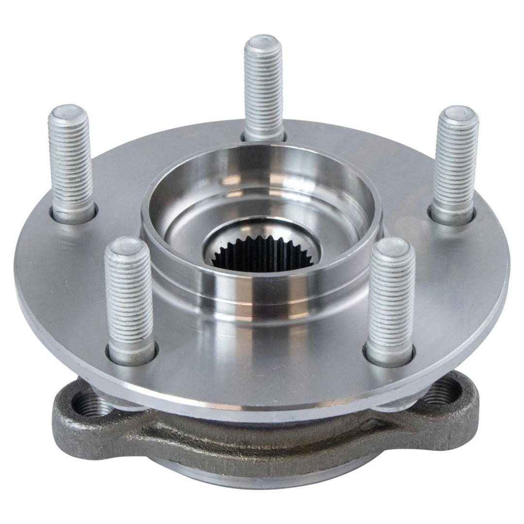 Front and Rear Wheel Hub and Bearing Set for 2014-2018 Mazda 3