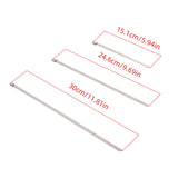 250-Piece Stainless Steel Metal Zip Tie Set with Tensioning Tool 6 8 11.8 Inch