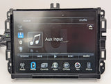 W/ CODE 2016 Dodge Ram 1500 Jeep Cherokee Navigation Radio Receiver Display OEM 68258671AE - product image