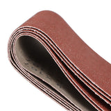 6 x 48 Inch Sanding Belt 5 Pack 80 Grit Aluminum Oxide