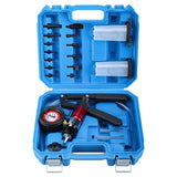 Hand Held Vacuum and Pressure Pump Tester and Brake Bleeder Kit, 21 Pieces