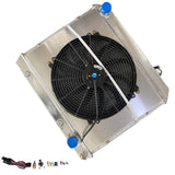 3-Row Aluminum Radiator with Shroud and Fan for 1963-1966 Chevrolet C10 / C20 / C30 Pickup