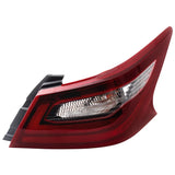 Tail Light For 2017-2018 Altima Sedan with Smoke Lens Quarter Mounted Right 4222-0019R - product image