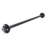 2000 lb Trailer Axle 4 on 4 in 47.5 in Hub Face with U-Bolt Kit