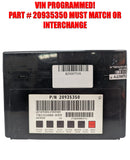 PROGRAMMED 2007-2011 Chevrolet Cadillac GMC Buick Body Control Module BCM OEM 20935350 - product image