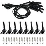 Ignition Coil Spark Plug and Wire Set for 2003-2005 Dodge Ram 1500 2500 3500 5.7L Hemi UF378