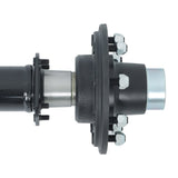 7000 lb Trailer Axle 8 Lug 6.5 in 75 in Hub Face 58 in Spring Center