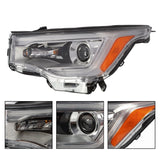 Chrome Halogen Headlight Pair with LED DRL for 2017-2019 GMC Acadia GM2503446 – product image 4