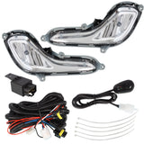 Fog Light Pair with Switch and Wiring for 2012-2017 Hyundai Accent
