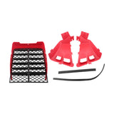 Red Radiator Cover and Gas Tank Side Cover Set for 1987-2006 Yamaha Banshee 350