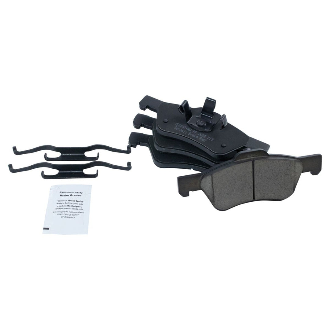 Front Ceramic Brake Pad and Rotor Kit for 2005-2012 Ford Escape, Mercury Mariner and Mazda Tribute