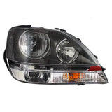 Fits Lexus RX300 99-03 Passengers Halogen Headlight Assembly - with Black Bezel 6221-0018R - product image