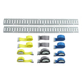5 Ft E-Track Rail Tie-Down Kit 8 Pack with Straps for Trailers
