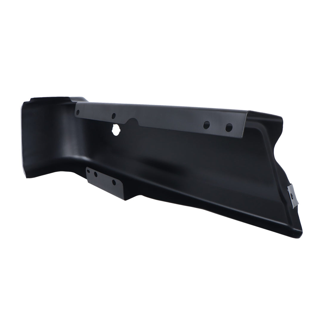 Rear Right Bumper End Black Steel with Sensor Hole for 2021 Ford F-150 ML3Z17906JAPTM
