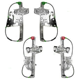 Power Window Regulators with Motors fits 00-01 Cadillac DeVille Front and Rear Set 1552-2010C4 - product image