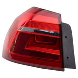 Driver Outer Tail Light Assembly for 2016-2017 Volkswagen Passat