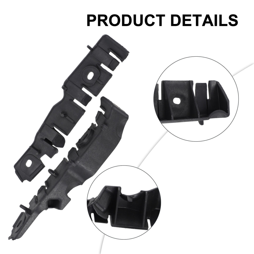 Front Bumper Bracket Pair 8P0807183B 8P0807184B for 2008-2012 Audi A3 8P