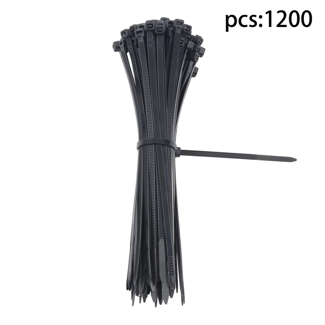 Black Nylon Cable Ties 8 Inch 1200 Pack 65 lb