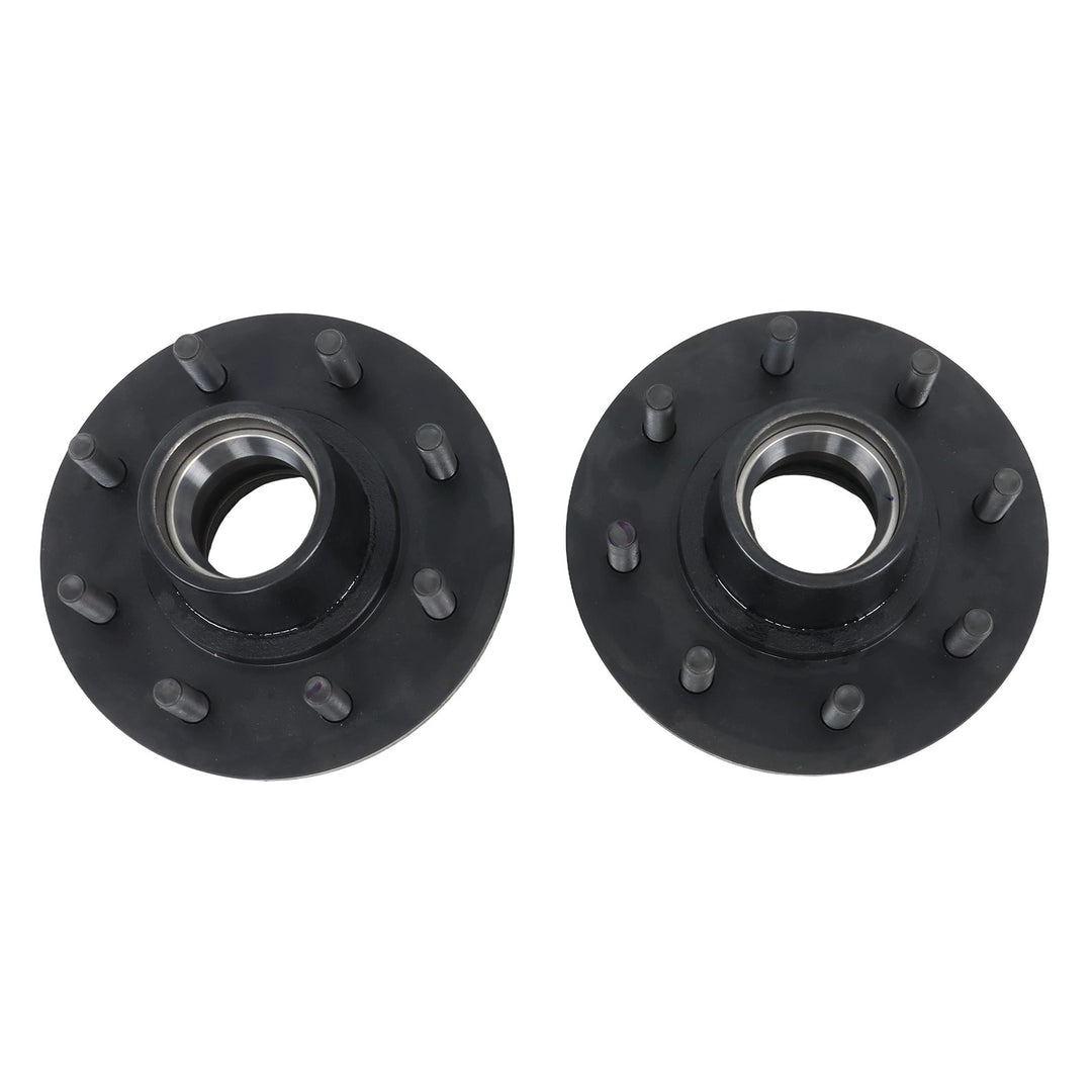 7000 lb Trailer Axle 4 Inch Drop 68 Inch Hub Face 8 Lug Idler Hubs