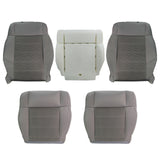 Front Seat Cover Pair with Driver Foam Cushion for 2007-2010 Jeep Wrangler