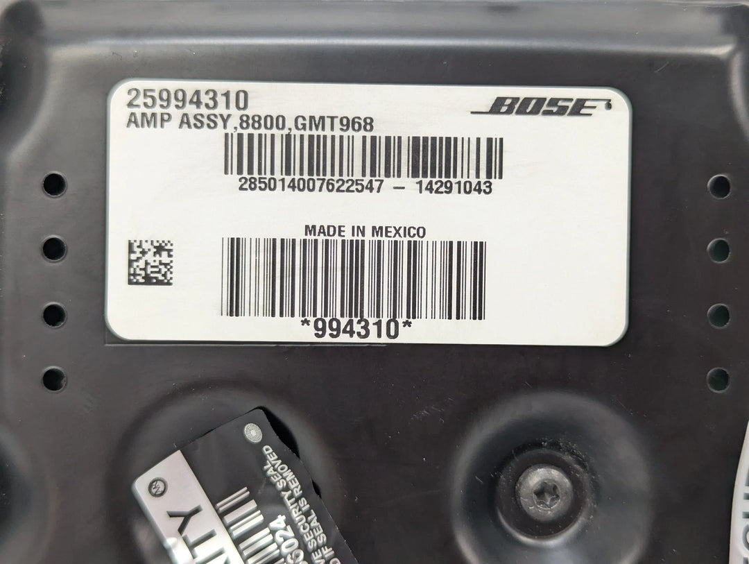 2010-2017 Chevrolet Traverse Bos Radio Audio Amp Amplifier Module 25994310 OEM - product image