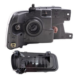 Brock Headlight Set with Chrome Bezel-Retangular Fog Lights for F-150 3225-0009LRCC4 - product image