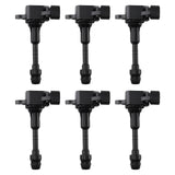 Ignition Coils for 2003-2008 Infiniti FX35 G35 2006-2009 M35 and 2003-2006 Nissan 350Z 3.5L V6, Set of 6 22448-AL615