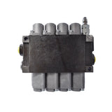 4 Spool Hydraulic Monoblock Control Valve Double Acting 11 GPM SAE Ports