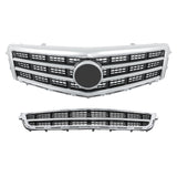 Matte Black Front Upper and Lower Grille Set for 2013-2014 Cadillac ATS 20912420