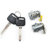 Front Left & Right Door Lock Cylinder with Key For Toyota 4Runner Pickup - product image 2