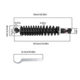 Rear Coil-Over Shocks for 2004 Yamaha Rhino 660 5UG-F2210-01-00, Pair