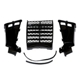 Black Radiator Cover and Gas Tank Side Cover Set for 1987-2006 Yamaha Banshee 350