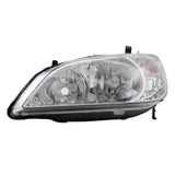 Headlight For 2004-2005 Civic Left 33151S5AA51 HO2502121 7221-0095L - product image