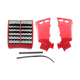 Red Radiator Cover and Gas Tank Side Cover Set for 1987-2006 Yamaha Banshee 350