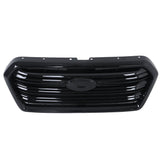 Front Upper Mesh Grille Gloss Black for 2019-2022 Subaru Ascent