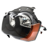 Halogen Headlight Pair Black for 2008-2010 Jeep Grand Cherokee 55157482AE