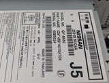 2016-2018 Nissan Murano Navigation AM/FM CD Player Radio Receiver 259159UC4A OEM - product image