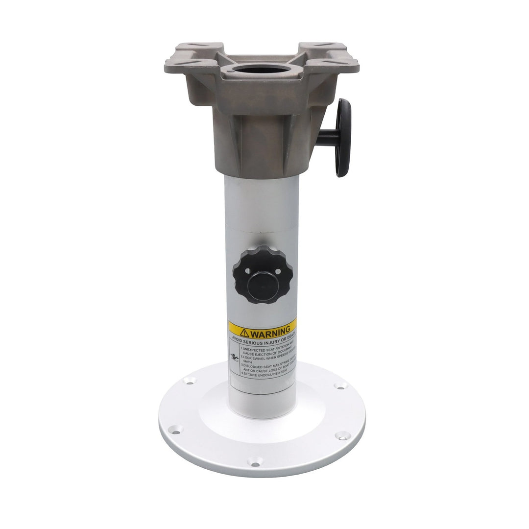 Adjustable Height Boat Seat Pedestal Mount 13-19 Inch Aluminum