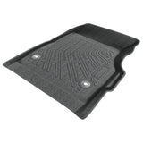 Black TPE Front Floor Liner Set for 2020-2025 Chevrolet Corvette C8