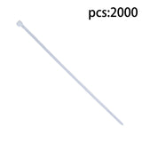 White Nylon Cable Ties 8 Inch 2000 Pack 40 lb