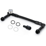 Dual Feed Fuel Line Kit with Fuel Pressure Gauge for 4150 Double Pumper Carburetors QT44BK