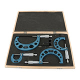 0-4 in Outside Micrometer Set 0.0001 in with Carbide Tips
