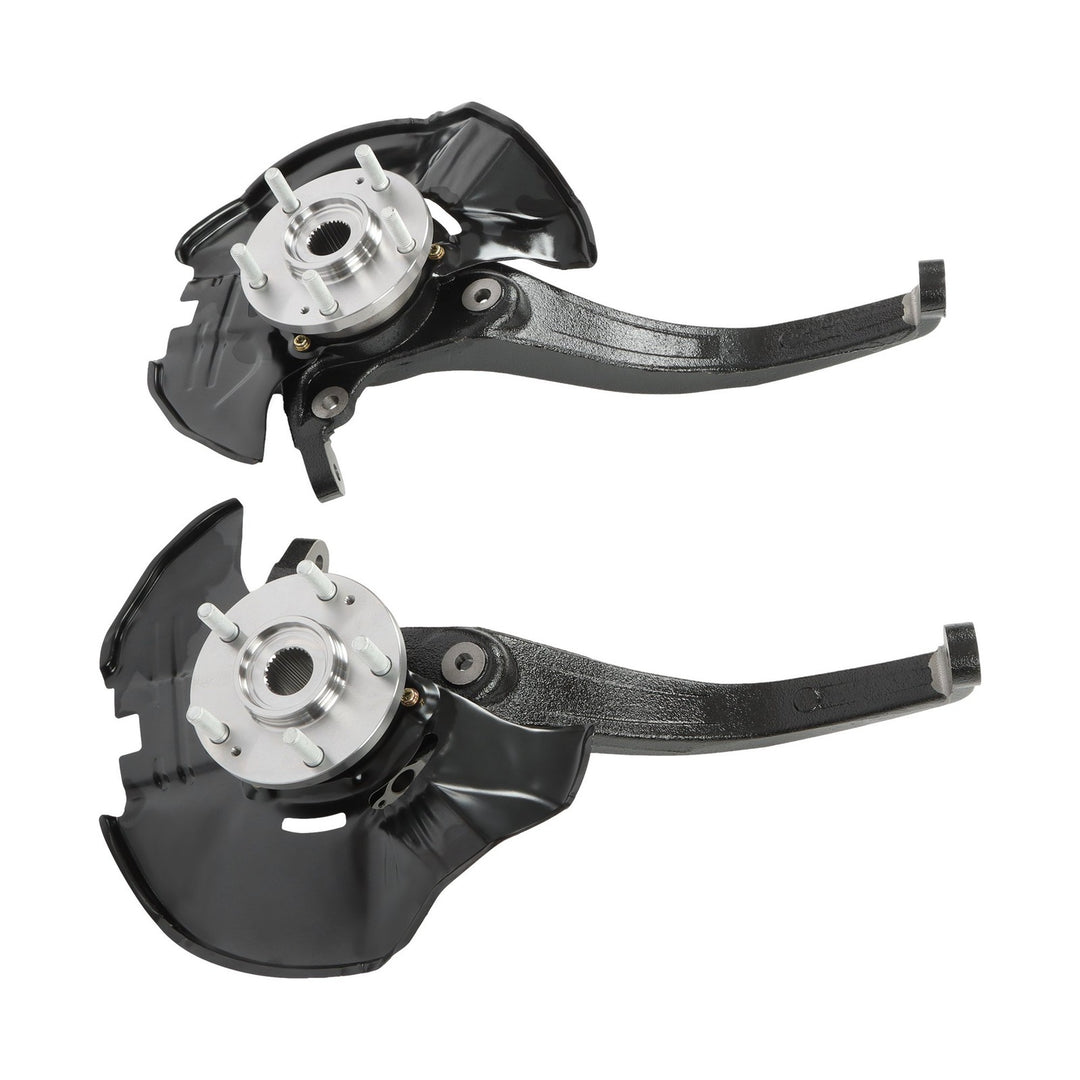 Front Steering Knuckle and Hub Assembly Pair for 2006-2010 Hyundai Sonata LK105 LK106