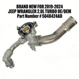 Car Thermostat Housing New 5048424Ad For 2019-2024 Jeep Wrangler 2.0L Turbo – product image