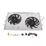 Aluminum Electric Fan and Shroud with Relay for 1988-1999 Chevrolet GMC C/K 1500 2500 3500