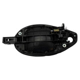 Front Passenger Exterior Door Handle, Black, for 2003-2008 Hyundai Tiburon