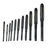 Adjustable Hand Reamer Set 11 Piece H4 to H14 15/32 to 1-1/2 Inch